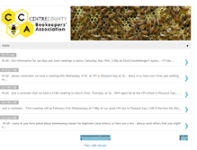 Tablet Screenshot of centrecountybees.com
